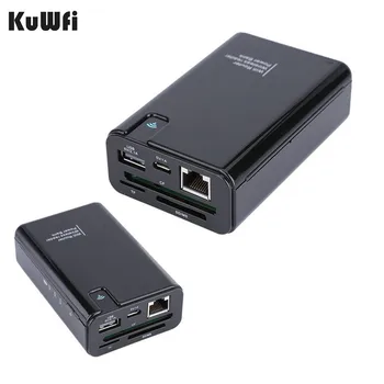 Trådløst Kort-Læser, USB-Hub 3G-Hotspot, WiFi Router Repeater Power Bank 7800MAH RJ45 Port Til en Smartphone, Tablet PC, Laptop