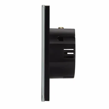 TUCLIX EU/UK Standard Tryk kontakt 1 Gang 1 Måde Wall Light Touch Skifte-Krystal Glas Switch Panel LED væglampe skifte