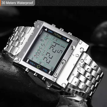 TVG Mærke Mænd, Sports Ure Militære Quartz LED Digital Ur Mænd Vandtæt Alarm Smart Remote Wrist Watch Relogio Masculino