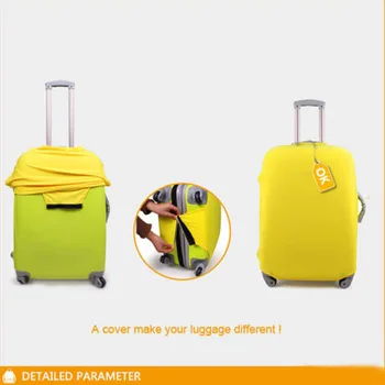 TWOHEARTSGIRL 18-30inch Dyr Kat Rejse Kuffert Bagage Beskyttende Cover Med opbevaringspose Anti-støv Vandtæt Bagage Dækning