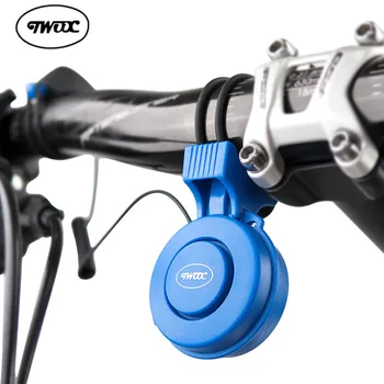 TWOOC Klokke til Cykel Cykling Elektronisk Horn 120 dB USB-Opladning, 3 Tilstande Vandtæt Stærk Larmende alarmklokke, Sikkerhed i Cykling Klokker