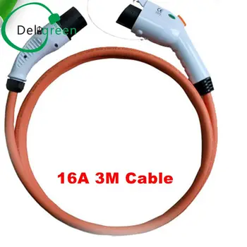 Type 1 til Type 2 IEC62196 ev opladning plug 16A eller 32A med 1M TUV/UL kabler gratis fragt