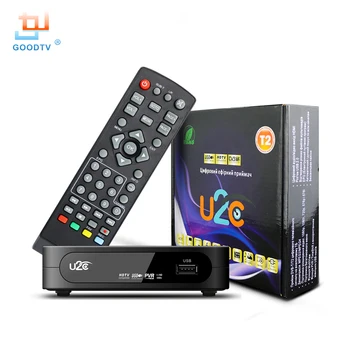 U2C DVB-T Smart TV Boks HDMI DVB-T2 T2 STB H. 264 HD-TV til Digitale Terrestriske Modtager DVB-T/T2 Set-top-Bokse, Gratis Tv-Rusland