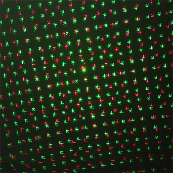 Udendørs Flytte Fuld Sky-Stjernede Jul Laser Projektor Lampe Grøn og Rød LED Lys Fase Udendørs Landskab Græsplæne Have Lys