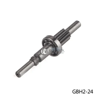 Udskiftning af El-Værktøj af Metal Spur Gear Spline Aksel for Bosch GBH2-24 Hammer mellemaksel, Høj kvalitet!