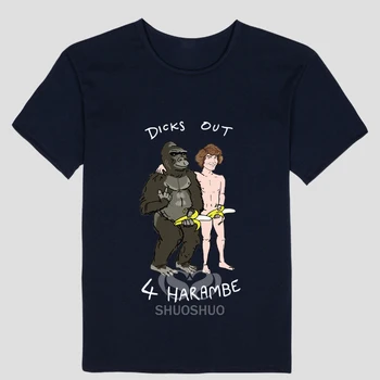 Udviklingen PIKKE UOUT FOR HARAMBE Interessant design-Tema om mænd og kvinder t-shirts med korte ærmer