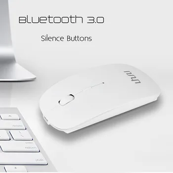 Uhuru Genopladelige USB Bluetooth 3.0 Slå Lydløs Mus Optisk Mus med 1200DPI til PC, Bærbar PC