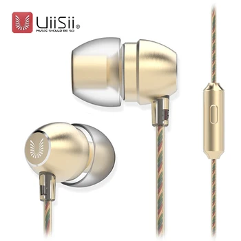 UiiSii HM7 In-ear Øretelefon Metal Super Bas, Stereo-Hovedtelefoner med Mikrofon-3,5 mm til iPhone /Samsung IOS Android Smart Phones