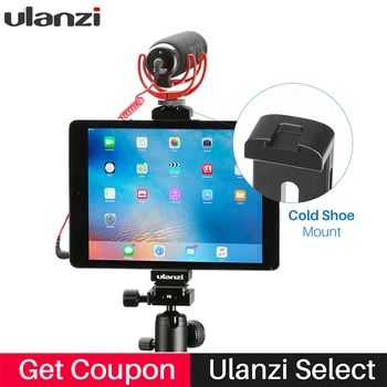 Ulanzi Aluminium Tablet Stativ Mount Adapter Stand til iPad med Quick Release Interface,Hot Shoe Mount til iPad Pro Mini4 Air4