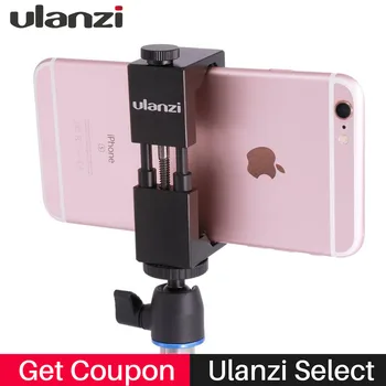 Ulanzi IRON MAN Telefonen Stativ Mount Stå Klip Adapter Metal Alu-Spænde for Universal Stativ til iPhone Huawei smartphones