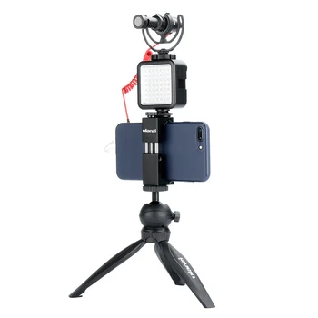 Ulanzi Lomme Mini Kamera-LED Video Lys 6000K Fotografiske Nat Udfylde led-Belysning w 3 Hot Shoe Mounts til Nikon Canon DSLR DV