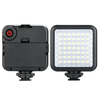 Ulanzi Lomme Mini Kamera-LED Video Lys 6000K Fotografiske Nat Udfylde led-Belysning w 3 Hot Shoe Mounts til Nikon Canon DSLR DV
