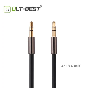 ULT-Bedste Premium-Version 3.5 mm Jack AUX Kabel-Audio Stereo-mand til Mand Bil Kabler til Hovedtelefoner, MP3-MP4 iPhone 6 6S 1M 2M
