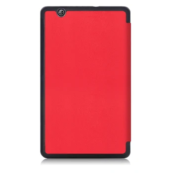 Ultra Slank sag For Huawei MediaPad M3 8.4 tommer tablet beskyttende PU læder smart cover + protector film + stylus