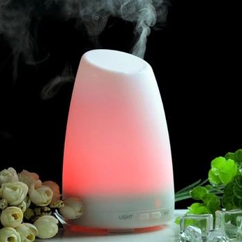 Ultralyd luft Luftfugter Æterisk Olie Diffuser Aromaterapi Kølige Tåge kaffefaciliteter desktop LED skiftende lys aroma diffuser til hjemmet