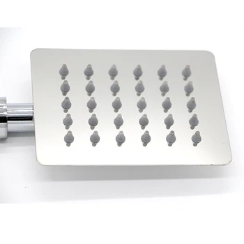 Ultratynde rustfrit stål firkantet håndbruser filter vandbesparende holdbar Badeværelse håndbruser Nye Ankomst brusehoved ZJ055