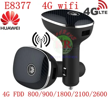 Ulåst 4g lte CPE bil wifi router Huawei CarFi E8377 fdd alle band LTE-Hotspot 4G LTE dongle Cat5 Bil Wifi modem pk e5172 b593