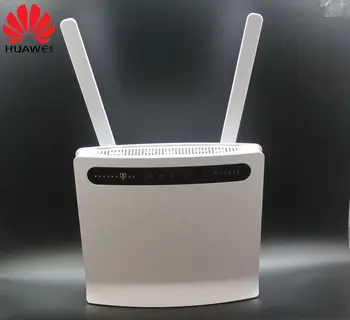 Ulåst Huawei B593 B593s-12 4G LTE Router-4G Router(plus antenne) med Sim-CardSlot 4G LTE WiFi Router med 4 Lan-Port PKB310