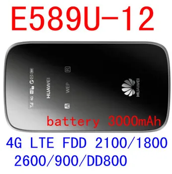 Ulåst Huawei E589 E589u-12 4g LTE wifi router mobile hotspot 4g lte mifi dongle trådløse router pk e5372 e3276 e5776 e392