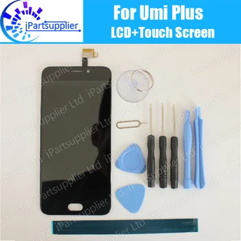Umi Plus LCD-Skærm med Touch screen Montering Oprindelige LCD-Digitizer Glas Panel Erstatning For Umi Plus Telefon+Gaver