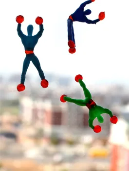 Underlige, nye, kreative legetøj Klatrende Spider-Man kolbøtte magic sticky klatring Superman, Spiderman mennesker