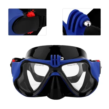 Undervands jagt Kamera Dykning Maske, Snorkel og Scuba Svømning Goggles til GoPro Xiaomi SJCAM Sports Kamera Free Shopping