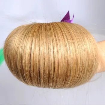 Unikke #27 Honning Blonde Bundter Peruvianske Straight Hair Extensions menneskehår 1PC Non Remy Lysende Stjerne Tykt Hår Skud