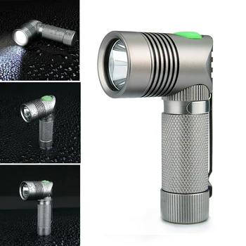 UniqueFire Nyt Design, Mini Led Lommelygte V4-EN XP-G Led Højre Vinkel Lampe Torche 3 Modes Aluminium Lys For 14500 Eller AA-Batteri