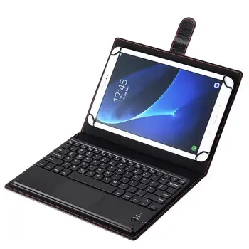 Universal 9 9.6 9.7 10.0 10.1 tommer Tablet IOS Android Windows Bluetooth-Touchpad Tastatur Med Læder etui Stå Dække + Stylus