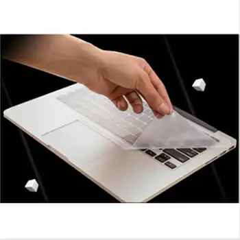 Universal gennemsigtig laptop Tastatur Silikone skin cover beskytter 50stk passer til 13