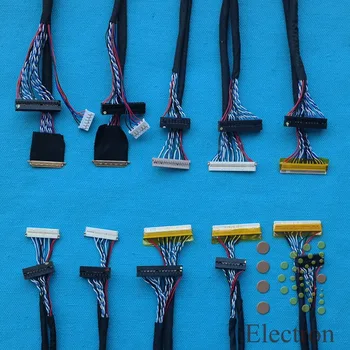 Universal LVDS Kabel 40pin 30pin 20pin for LED-LCD Display-Panel Controller Support 14 tommer-55 tommer Skærm 10stk/sæt