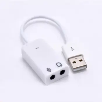 USB 2.0-Kanal Lyd Effekt 7.1 3D-Lyd-Kort Adapter