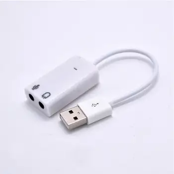 USB 2.0-Kanal Lyd Effekt 7.1 3D-Lyd-Kort Adapter