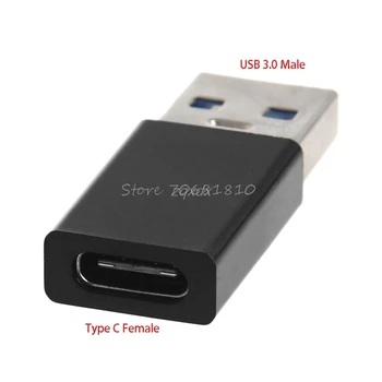 USB 3.0-han til Type C USB-3.1 Kvindelige Converter-ladeadapteren dataoverførsel Z09 Drop skib