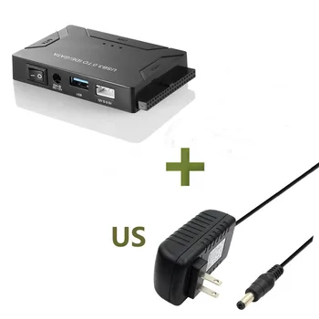 USB 3.0 og SATA IDE ATA Data-Adapter 3-i-1 for PC-Bærbar med 2,5