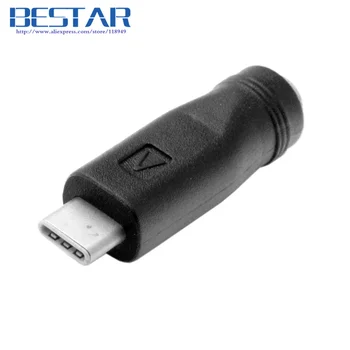 USB-3.1 Type C USB-C DC 5.5 2.1 mm Power Jack Forlængelse Afgift Adapter Stik Adaptor til Nye Macbook