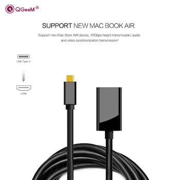 USB-3.1 Type C USB-C til HDMI 4k Kabel - /MINI DP VGA USB 3.0 HUB 60Hz Adapter til 2016 MacBook Pro, ChromeBook Pixel, Samsung s8