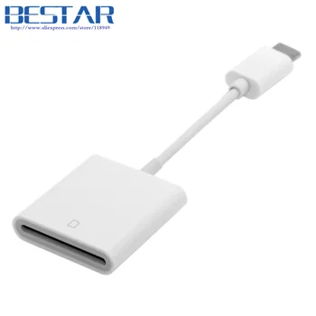 USB-3.1 Type C USB-C til SD-SDXC-Kortlæser Adapter til Macbook