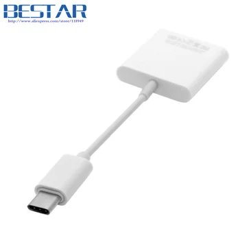 USB-3.1 Type C USB-C til SD-SDXC-Kortlæser Adapter til Macbook