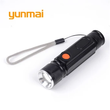 USB-5000lm Lommelygte med Magnet Cob+CREE XML T6 Handy Genopladelige LED Lommelygte Torch Flash Light Pocket LED Lampe Zoom