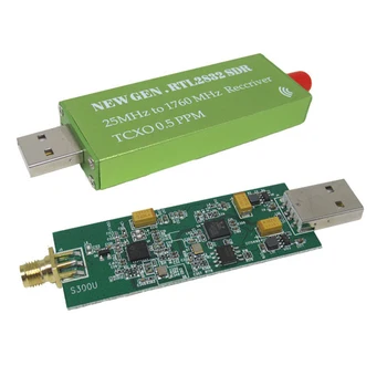 USB-Adapter RTL-SDR RTL2832U + R820T2 w/ 1 PPM TCXO Tuner Stick Modtager Oscillator
