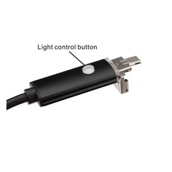 USB Endoskop Android 2IN1 HD 720P 5,5 mm Linse 2,0 MP Inspektion Kamera, Til din Smartphone-Bil Fleksible Endoskop Kamera Vandtæt