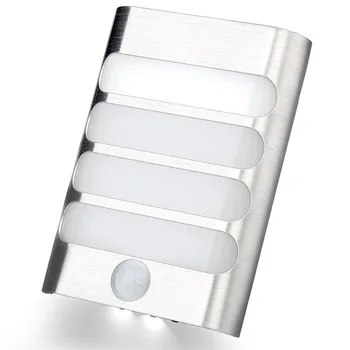 USB-Genopladelige Nat Lys Trådløse PIR bevægelsesføler LED-Væg Lys Lampen Auto On/Off For Gangen Sti, Trappe Soveværelse