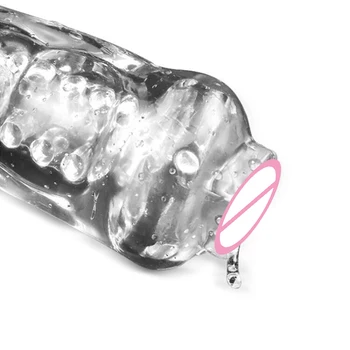USB-Genopladelige Stærkt Sugende Maskine Oral Sex Mandlige Masturbator Cup El-Blow job Vibrerende Sex Legetøj Til Mænd