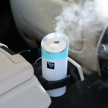 USB-Luftfugter Ultralyd Luftfugter Air Aroma Diffuser Tåge Kaffefaciliteter, Æterisk Olie diffuser til Hjem og Bil