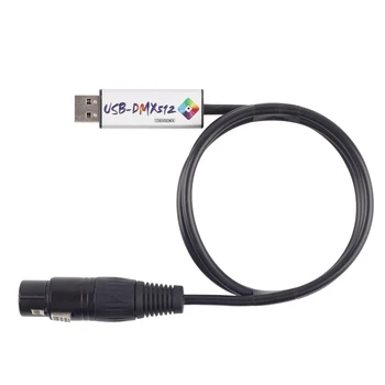 USB til DMX-Interface Adapter LED DMX512 Studio Computer PC Fase Belysning Controller Lysdæmper