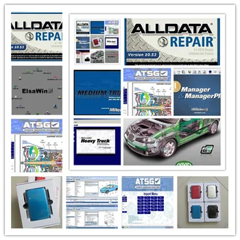 V10.53 alldata mitchell-on-demand auto reparation software alle data + elswin+levende værksted data+ atsg 49in1 1tb hdd dhl gratis