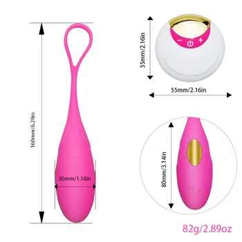 Vaginal Kugler Fjernbetjening Vibrator Sex Legetøj Til Kvinde Vibrerende Æg Til Kvinder Kegel Bolde Vaginal Stramme træningsbold Voksen Sex Legetøj