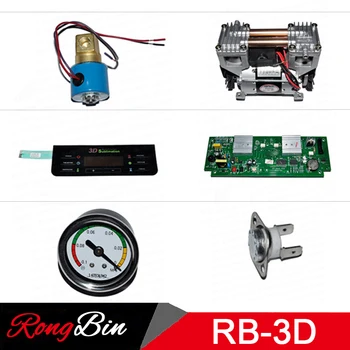 Vakuum Pumpe/Kredsløb/Control Board/Bageplade/Elektromagnetisk Ventil/Knap/Power Stik til 3D-Sublimation Vakuum Maskine