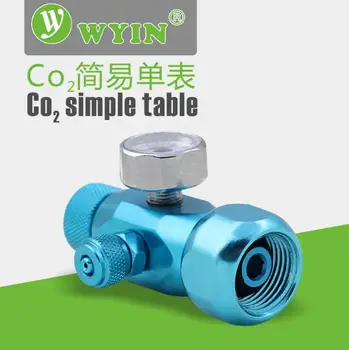 Vand tabel CO2-sæt en kuldioxid cylinder pres indikator Mini simpel tabel Standard W01-11